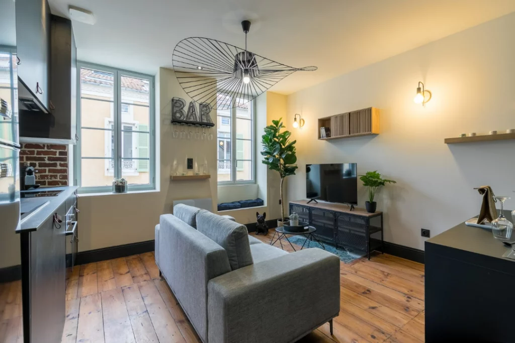 Appartement chaleureux et design en Airbnb